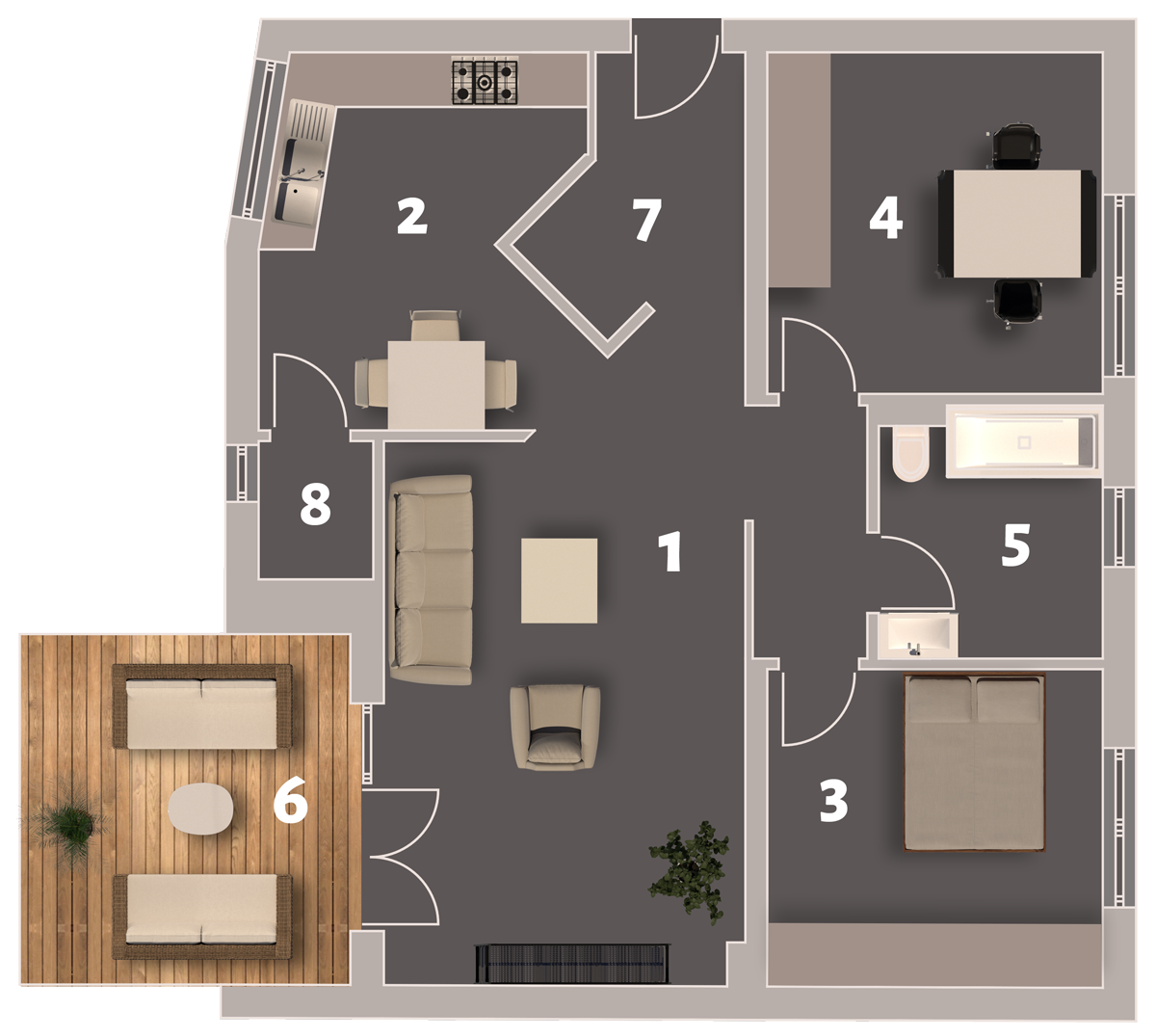 atriumhaus-grundriss-apartment-oslo